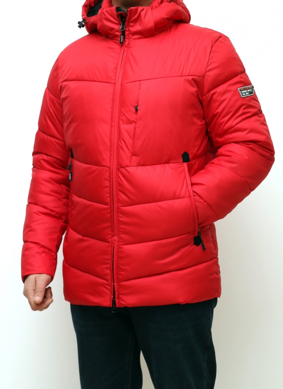 Чоловічий одяг Пуховики ISOSOFT М червоний 100% нейлон FP-18322 RED GRASP TODAY