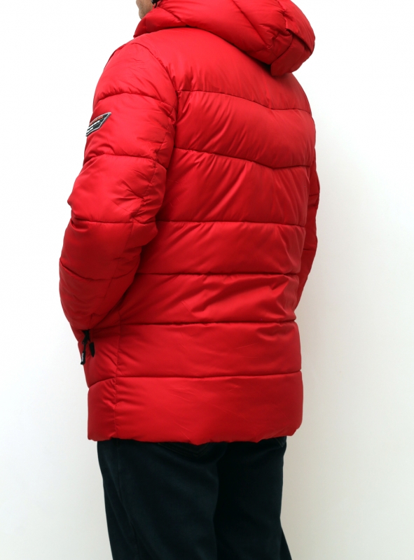 Чоловічий одяг Пуховики ISOSOFT М червоний 100% нейлон FP-18322 RED GRASP TODAY