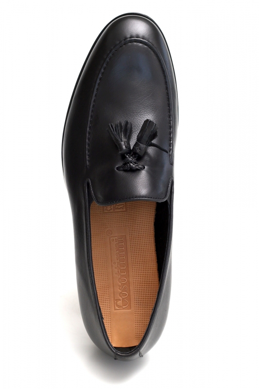 Loafers (Лофери) М чорний шкіра 21505N-25-020 NDKT-15K Cosottinni