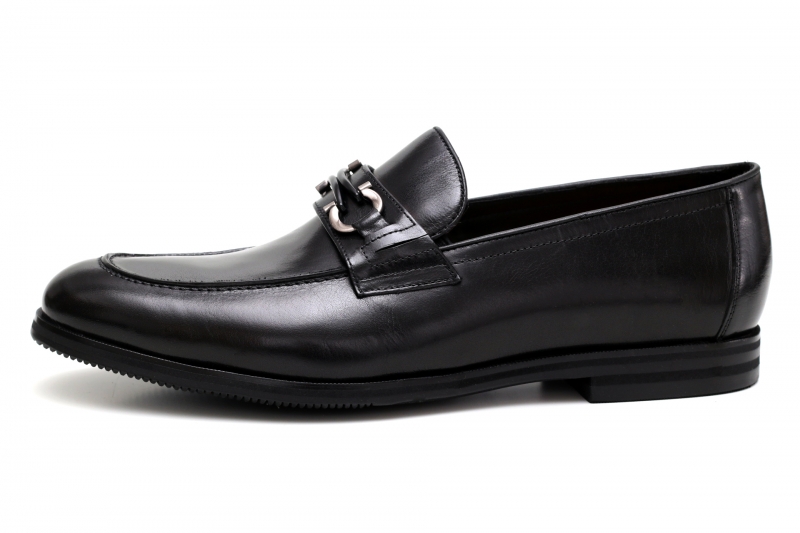 Loafers (Лофери) гучи М чорний шкіра YD51BN-1-Q21 NDKT-15K Cosottinni