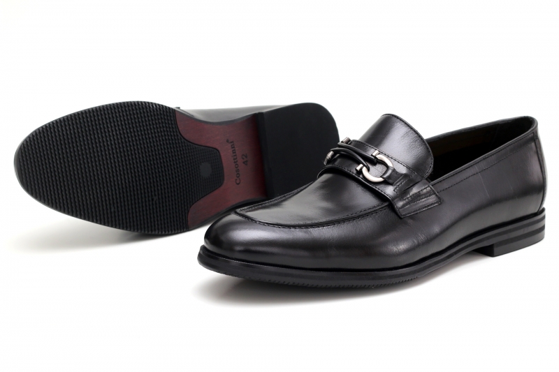 Loafers (Лофери) гучи М чорний шкіра YD51BN-1-Q21 NDKT-15K Cosottinni