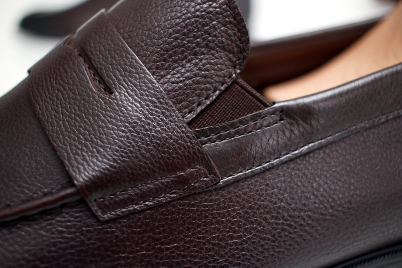 Loafers (Лофери) М коричневий шкіра 2055AB-0705 Brown