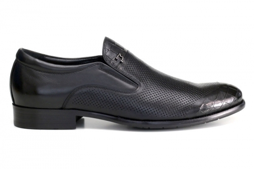 Slippers (Сліпери) М чорний шкіра D677KN-627-1 Cosottinni 40(р)
