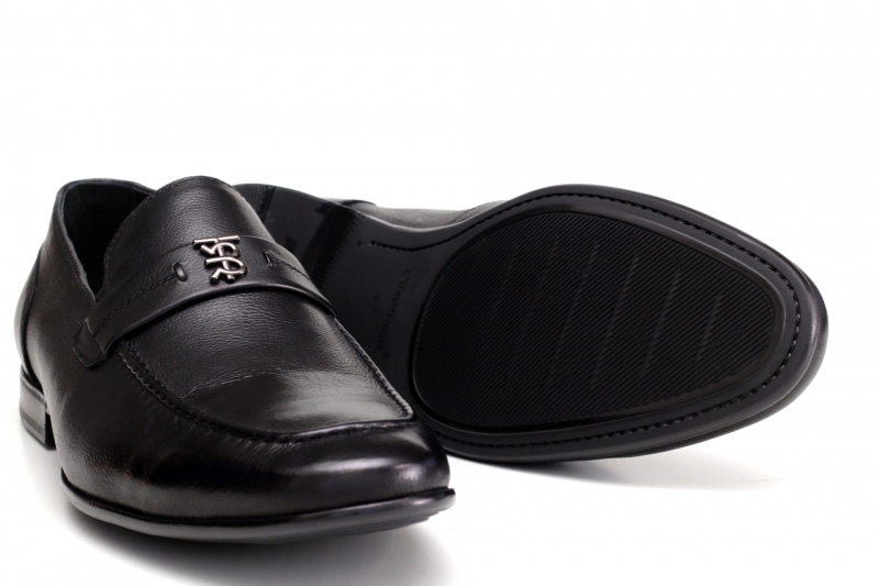 Loafers (Лофери) М чорний шкіра D778N-103B-A01 BLACK Cosottinni