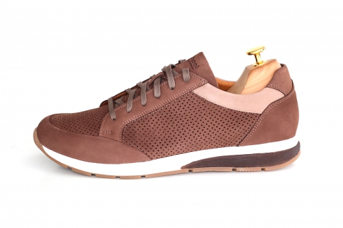 Sneakers (Кросівки) М коричн шкіра D-2947S Brown Conhpol