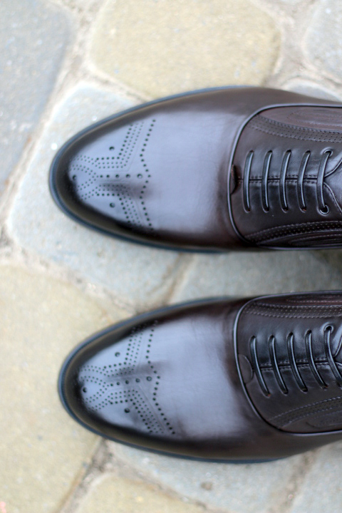 Oxfords (Оксфорди) М коричневий шкіра 629N-07A-Q014 COFFEE Cosottinni 43(р)