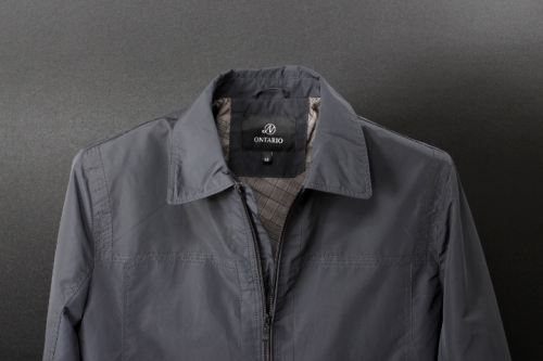 ВЕРХНЯЯ ОДЕЖДА ВЕТРОВКИ черный полиэстер O-13287W ONTARIO