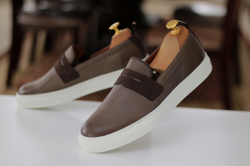 Loafers (Лофери) М беж шкіра 3302S Beige Conhpol
