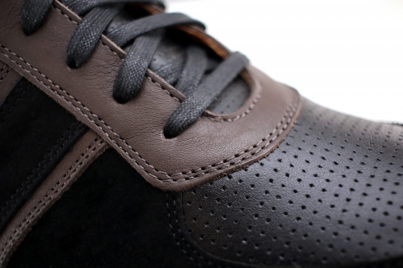 Sneakers (Кросівки) М чорний шкіра D-2700S Black Conhpol