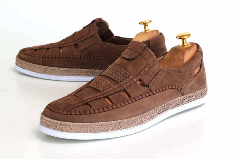 MOCCASINS ( МОКАСИНЫ ) коричневий нубук М коричн нубук 3873716 KADAR