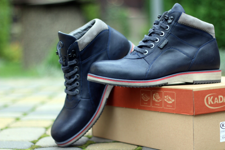 Winter boots (Черевики) М синій шкіра 3072034 -Ш KADAR KADAR 