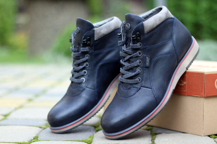 Winter boots (Черевики) М синій шкіра 3072034 -Ш KADAR KADAR 