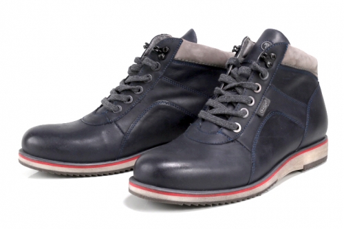 Winter boots (Черевики) М синій шкіра 3072034 -Ш KADAR KADAR 