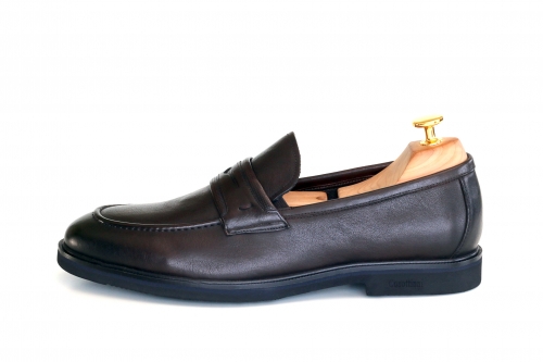 Loafers (Лофери) М коричн шкіра S040Y-4-Q648-GB2243 Coffee Cosottinni