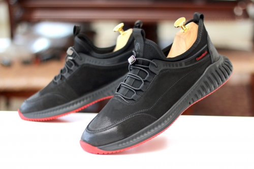 Sneakers (Кросівки)   М чорний нубук F8121N-B442 Black Cosottinni