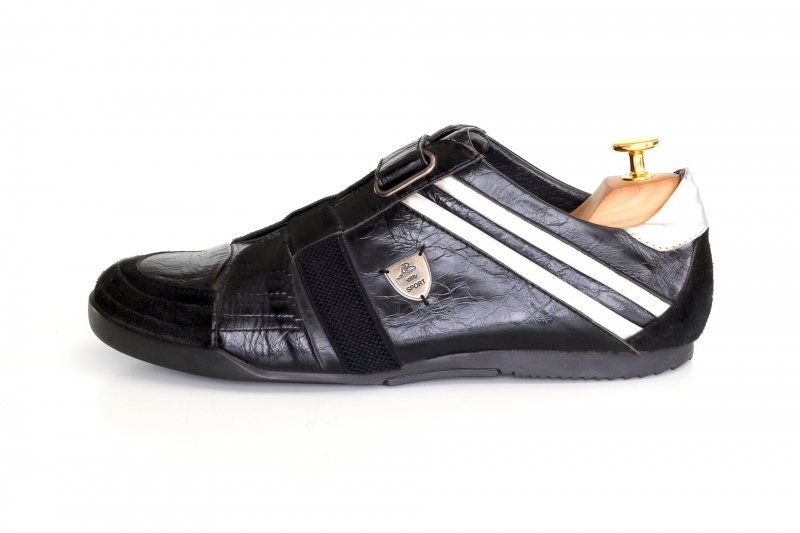 Sneakers (Кросівки) чорний шкіра AB68-4-1E2D Cosottinni