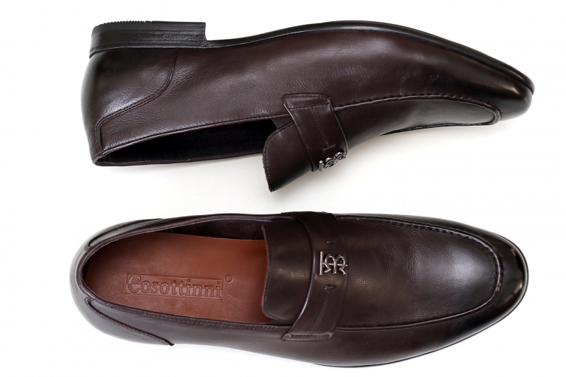 Loafers (Лофери) М коричн шкіра D778N-103B-A02 COFFEE Cosottinni