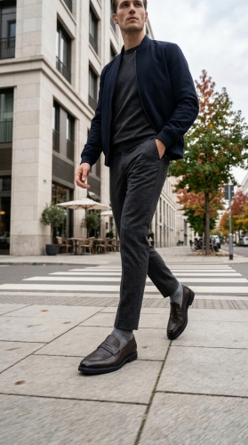 Loafers (Лофери) М коричн шкіра S040Y-4-Q648-GB2243 Coffee Cosottinni
