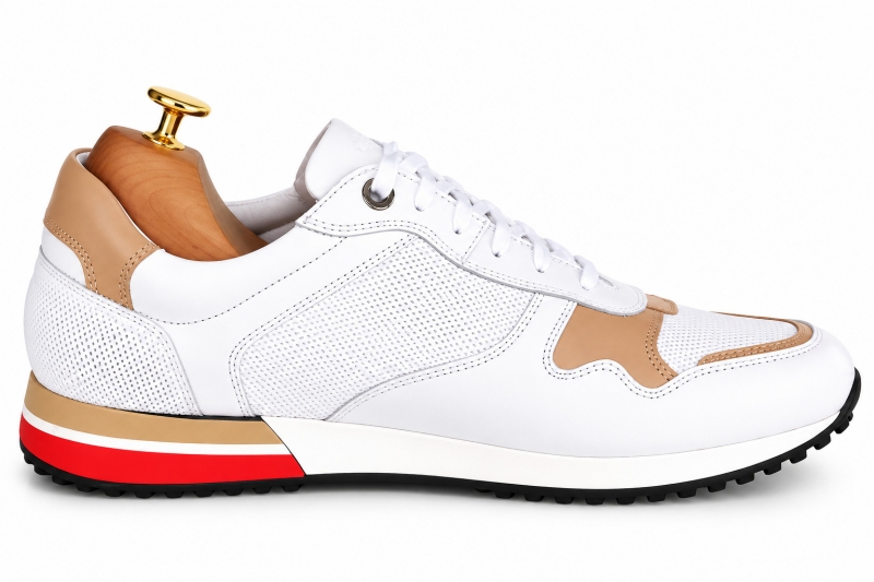 Sneakers (Кросівки) М білий шкіра D-3295S White Conhpol